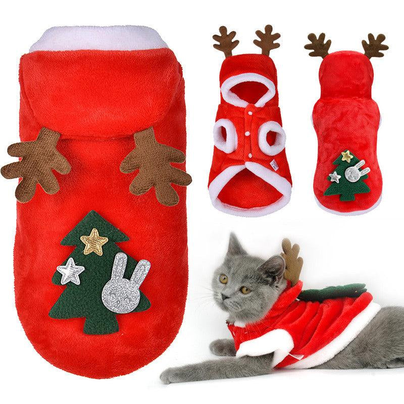  Cozy Flannel Elk Christmas Costume for Pets: Festive Fun for Your Furry Friends!