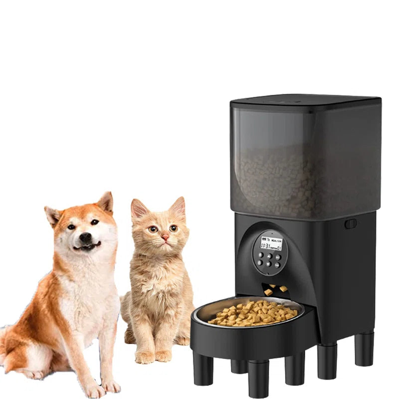 Adjustable Elevated Automatic Dog Food Feeder