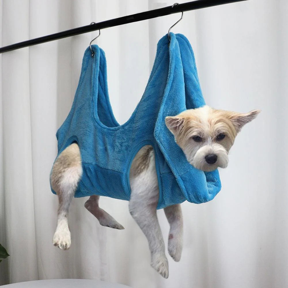 Stress-Free Pet Grooming Hammock – The Ultimate Solution for Safe & Easy Nail Trimming!