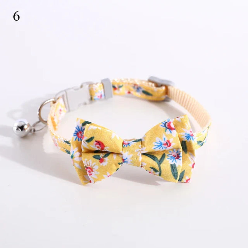 Plaid Print Bow Tie Collar: Style Meets Sophistication for Your Pet