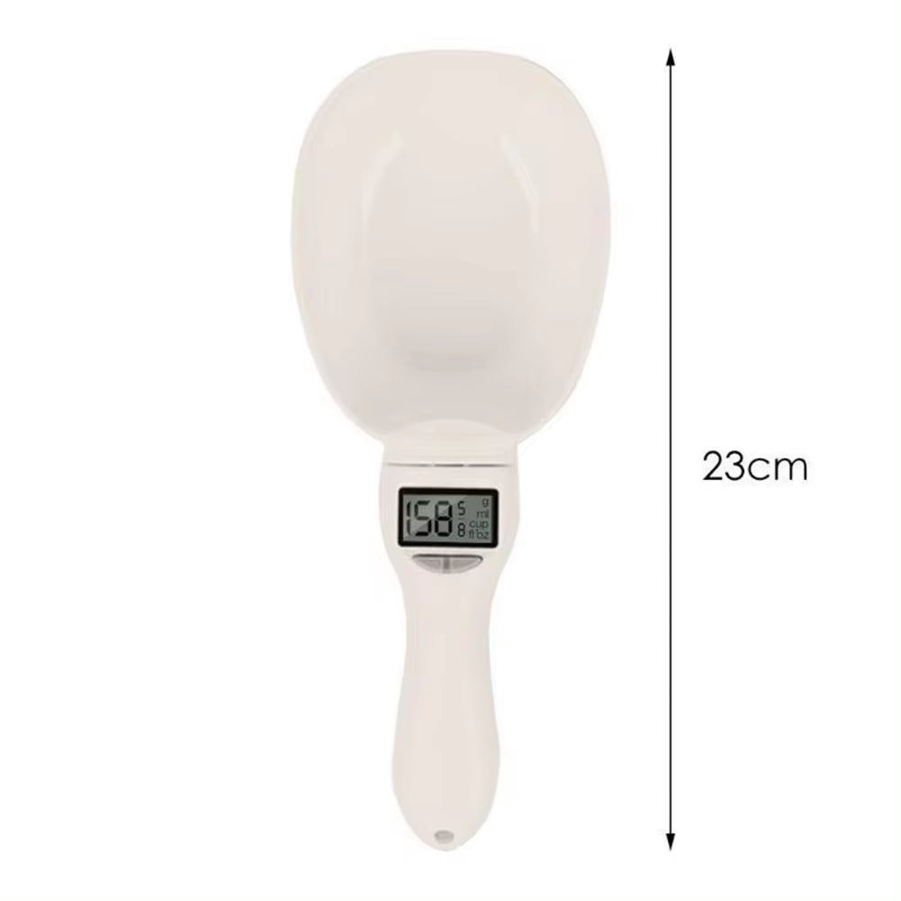 Digital Pet Food Scale & Measuring Spoon – Electronic Measuring Tool for Accurate Dog and Cat Feeding