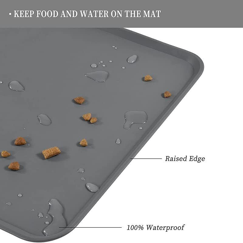 Cat Dog Food Mat – Waterproof Non-Slip Silicone Feeding Mat for Pawsome Mealtimes!