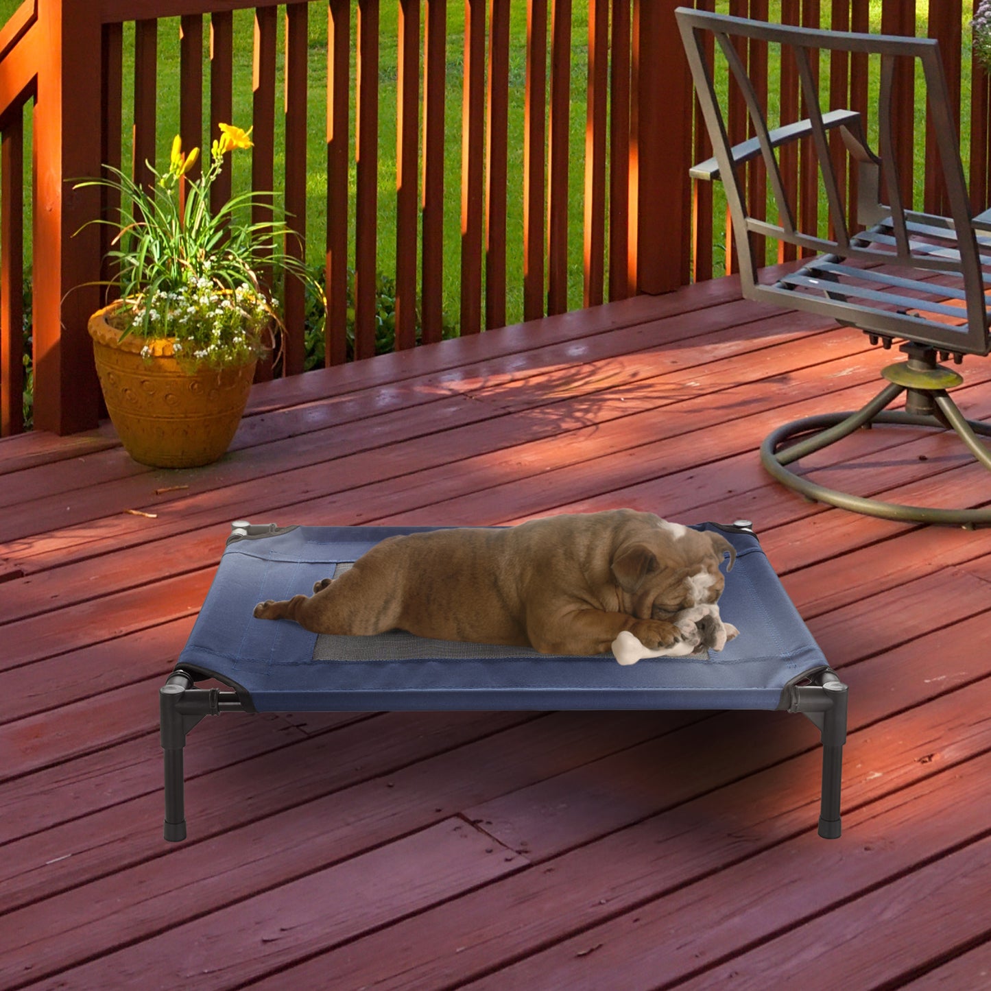 30x24 Portable Elevated Pet Bed: Ultimate Comfort for Your Furry Friend!