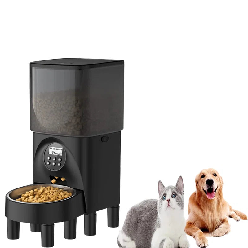 Adjustable Elevated Automatic Dog Food Feeder