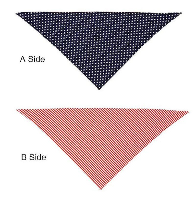 Classical Reversible Cotton Bandana for dogs