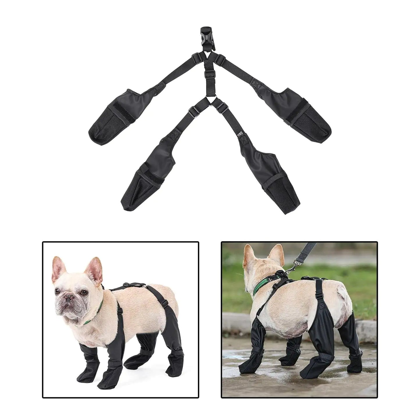 Ultimate Paw Protection: Suspender Dog Boots for All-Weather Comfort & Secure Fit