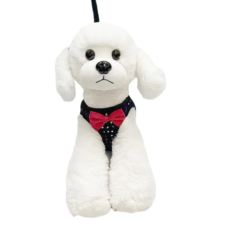 Small Diamond Decoration Dog Chest Harness: Style Meets Comfort!