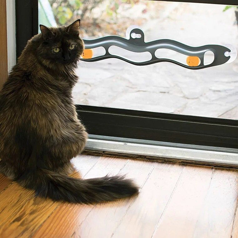 Windowsill Pets Toy Cat Track Ball 