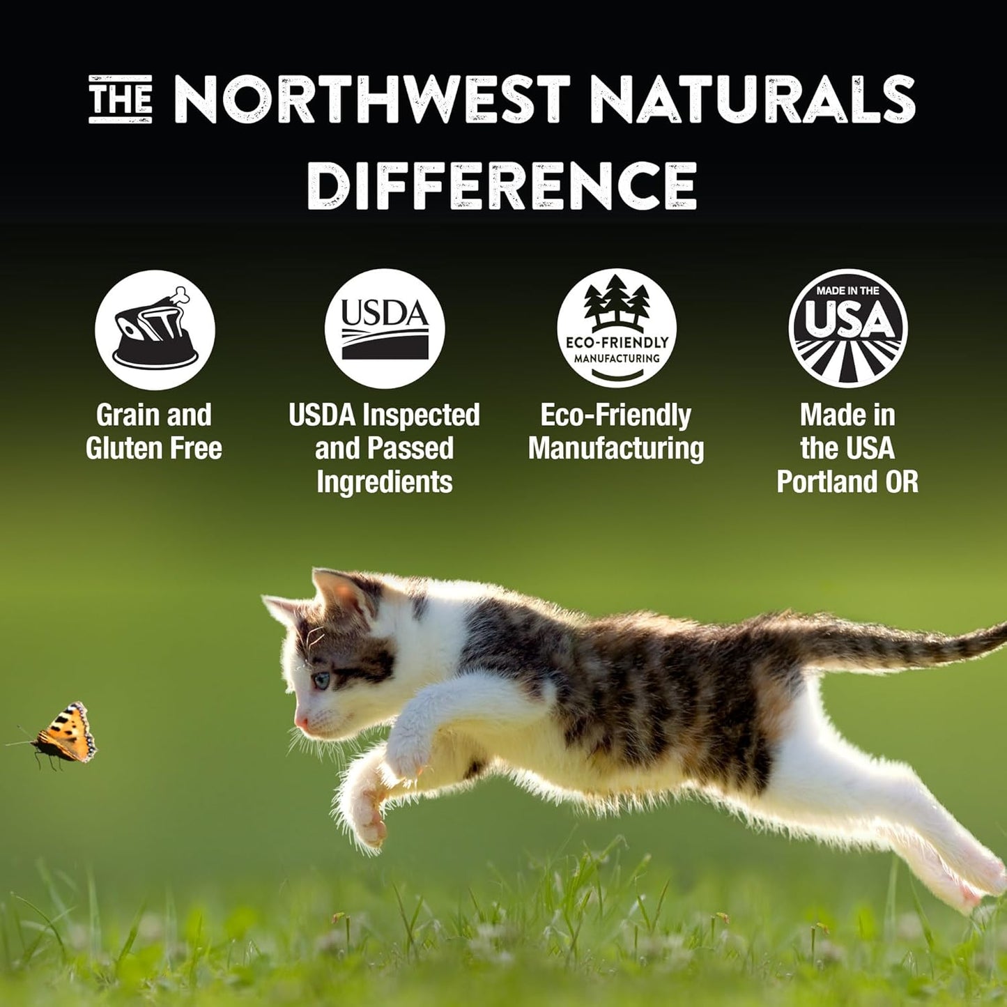 Freeze-Dried Chicken Cat Food - Bite-Sized Nibbles - Healthy, Limited Ingredients, Human Grade Pet Food, All Natural - 11 Oz