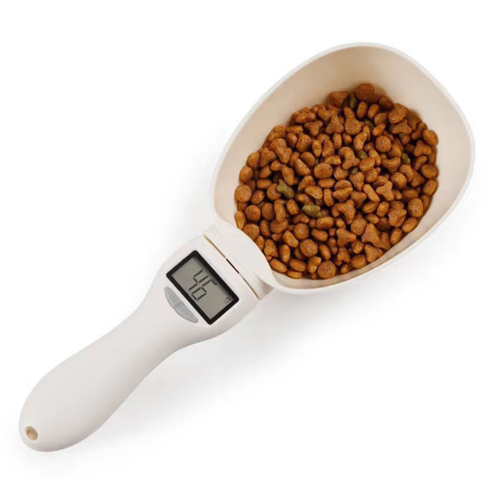 Digital Pet Food Scale & Measuring Spoon – Electronic Measuring Tool for Accurate Dog and Cat Feeding