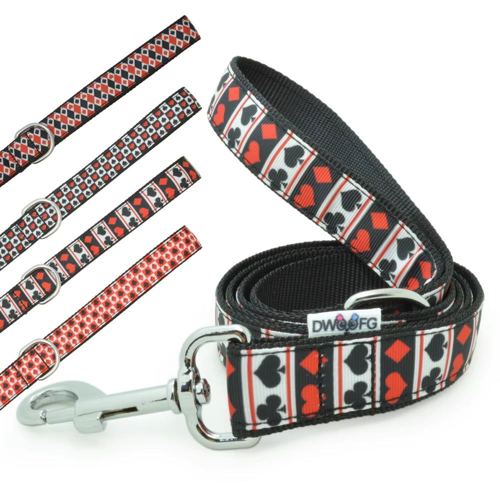 4FT/5FT Strong & Durable Plaid Dog Leash – 1'' Wide Leash for Medium & Large Dogs, Perfect for Training