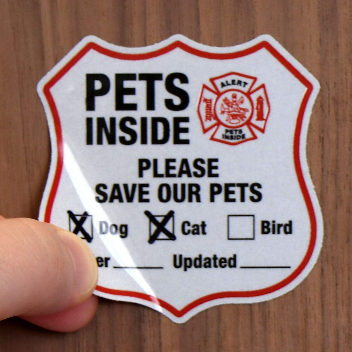 “Please Save Our Pets” Decal Set: Ensure Their Safety!