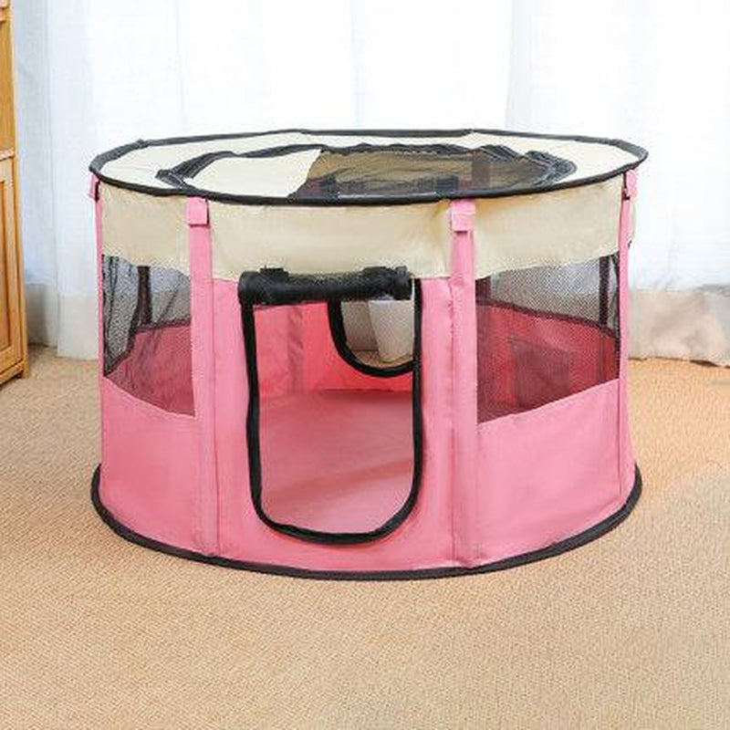 Portable Pet Haven: Versatile Oxford Cloth Crate for Pets