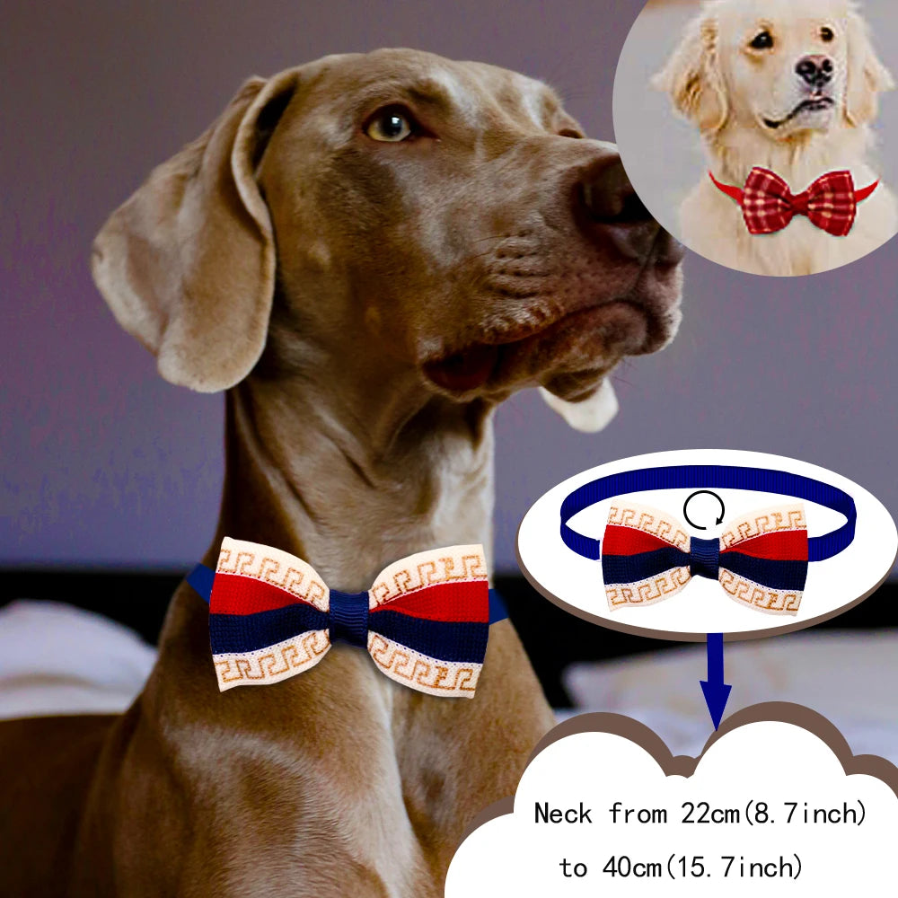 20-Piece Dog Bow Tie Set – Stylish Bulk Pet Fashion Accessories for Small Dogs & Cats