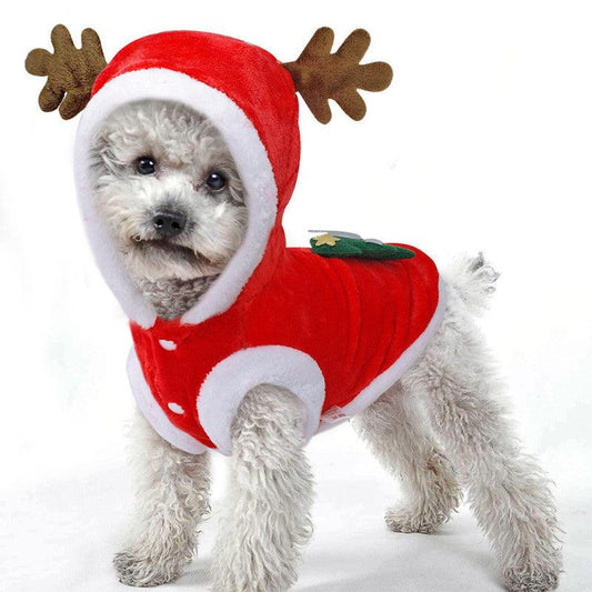  Cozy Flannel Elk Christmas Costume for Pets: Festive Fun for Your Furry Friends!