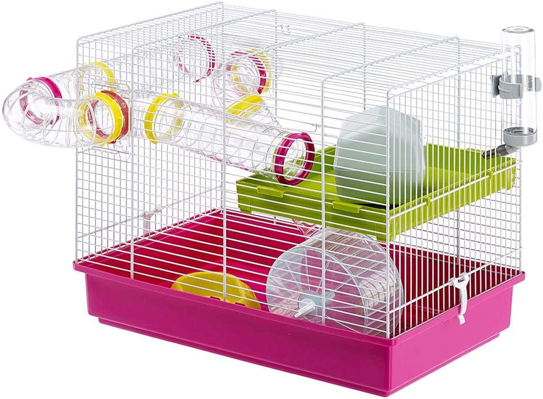 Laura Small Hamster Cage | Fun & Interactive Cage Measures 18.11L X 11.61W X 14.8H & Includes All Accessories