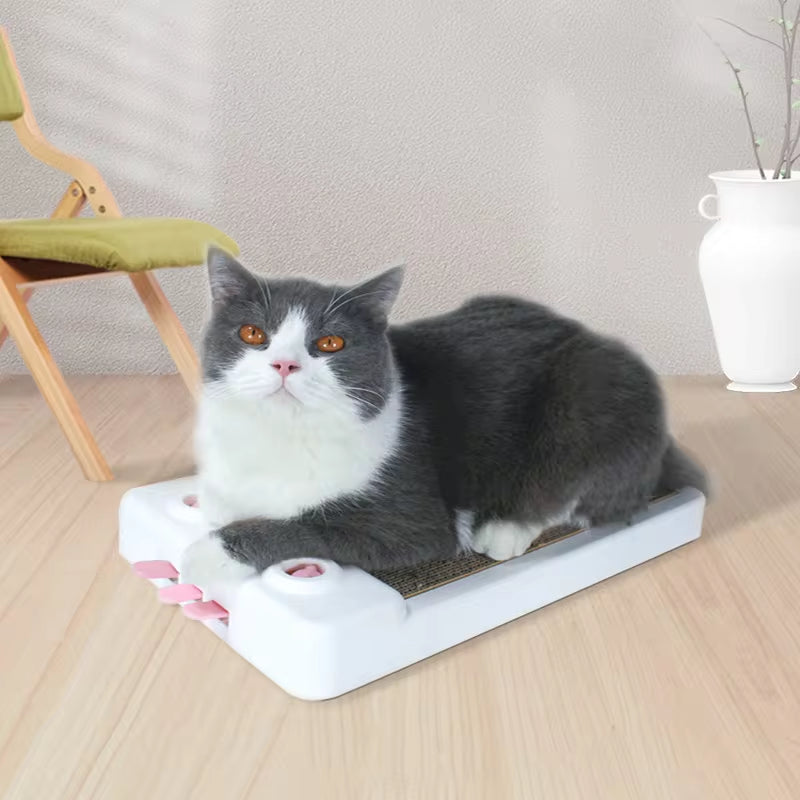 Multifunctional Cat Claw Board – Corrugated Paper Pet Toy & Treadmill for Pawsome Fun!