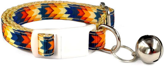 Aztec Tribal Cat Collar | Stylish and Durable Collars for Fashion-Forward Felines