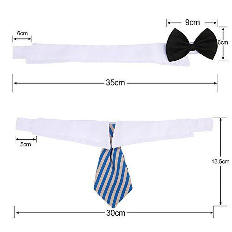 3-Pack Pet Tuxedo Collar Bow Tie – Stylish Wedding Necktie Costume for  Dogs! Perfect for Special Occasions!