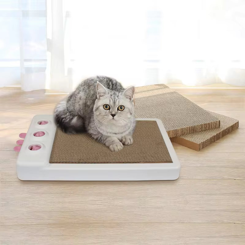 Multifunctional Cat Claw Board – Corrugated Paper Pet Toy & Treadmill for Pawsome Fun!