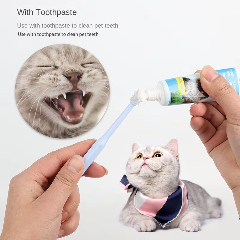 360° Pet Cat Toothbrush – Ultimate Care for Teeth & Skin!