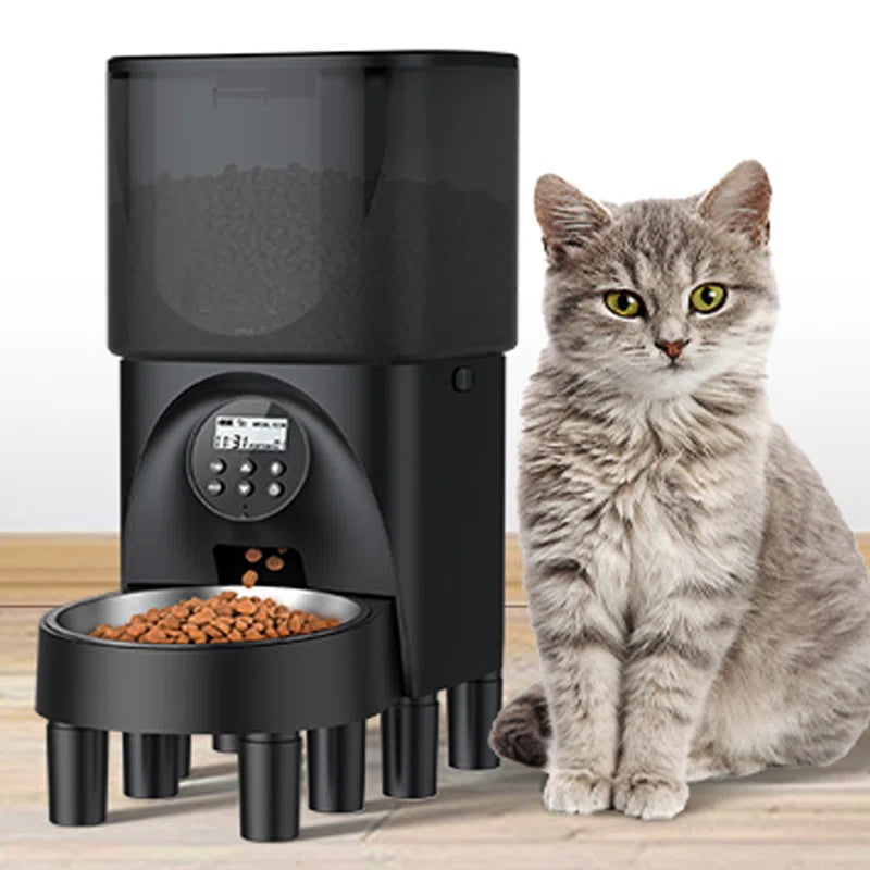 Adjustable Elevated Automatic Dog Food Feeder