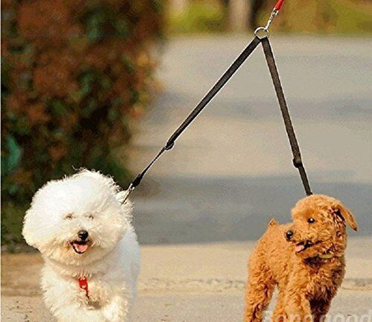 No-Tangle Dual Dog Leash Splitter – Double Dog Leashes for Walking & Training