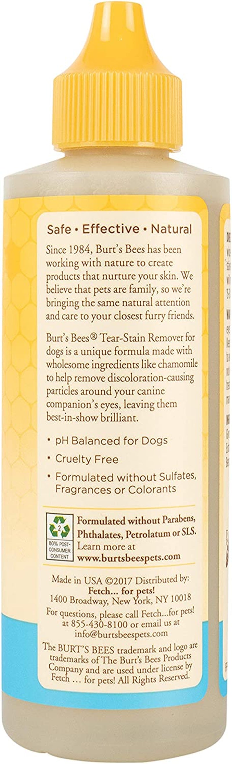 Tear Stain Remover for Dogs with Chamomile - Puppy & Dog Tear Stain Remover - Cruelty Free