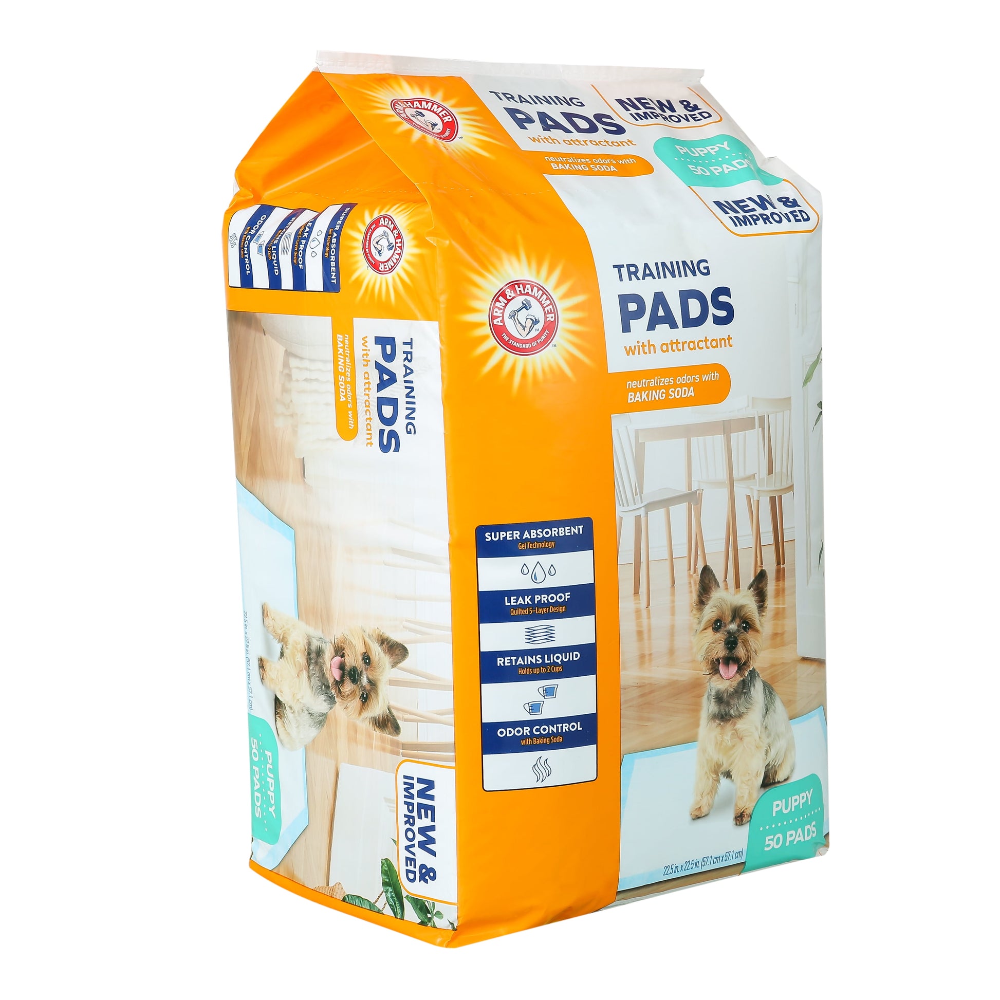 Dogs & Puppy Training Pads with Attractant (50 Pads)