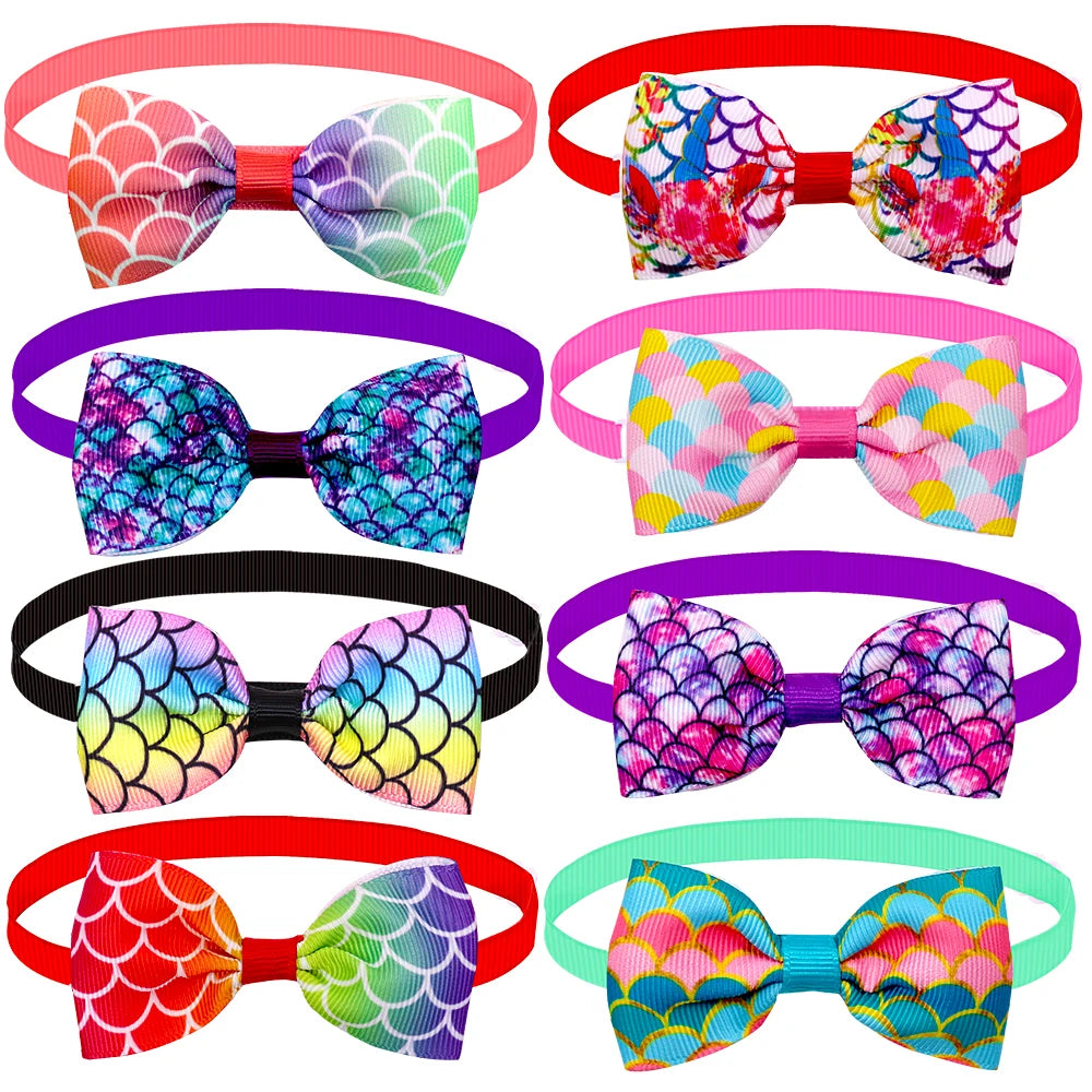 20-Piece Dog Bow Tie Set – Stylish Bulk Pet Fashion Accessories for Small Dogs & Cats