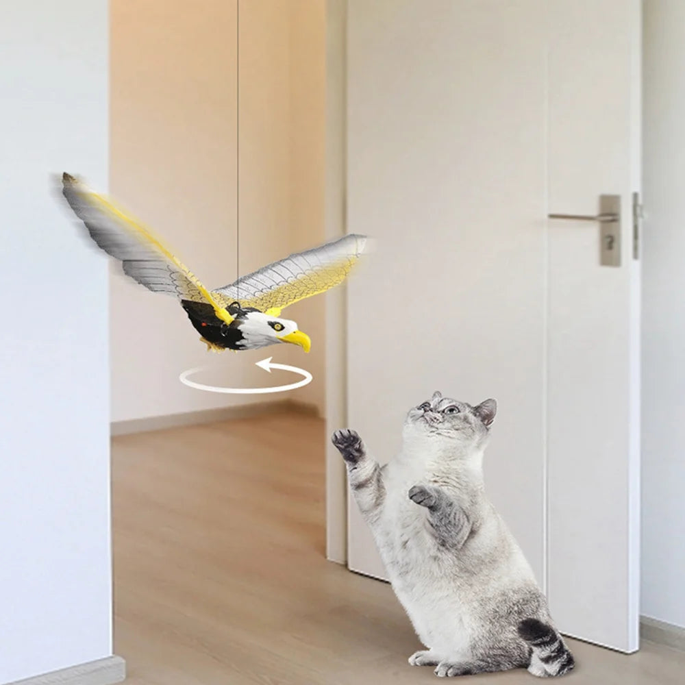 Simulation Bird Interactive Cat Toy – Fun Flying Fun for Your Feline!