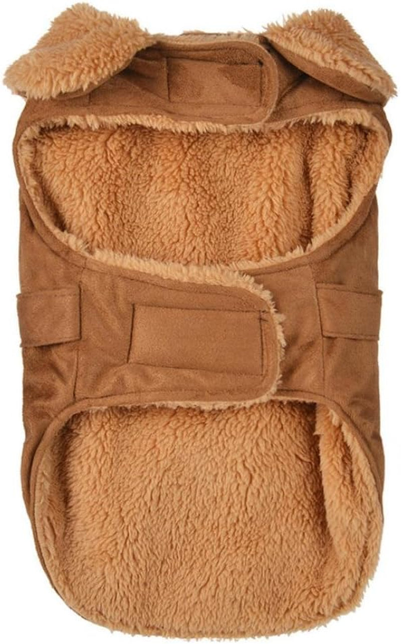 Winter Warmth Dog Jacket – Thick Polar Fleece Coat for Puppies and Small Dogs