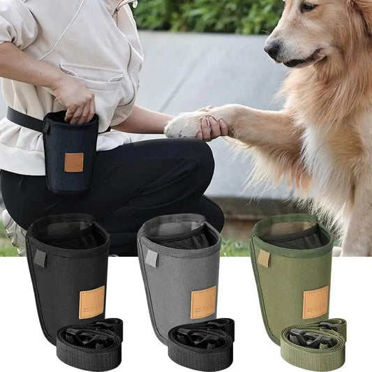 Portable Dog Training Snack Bag – Waist Bag for Treats, Rewards, and Puppy Feeding Supplies