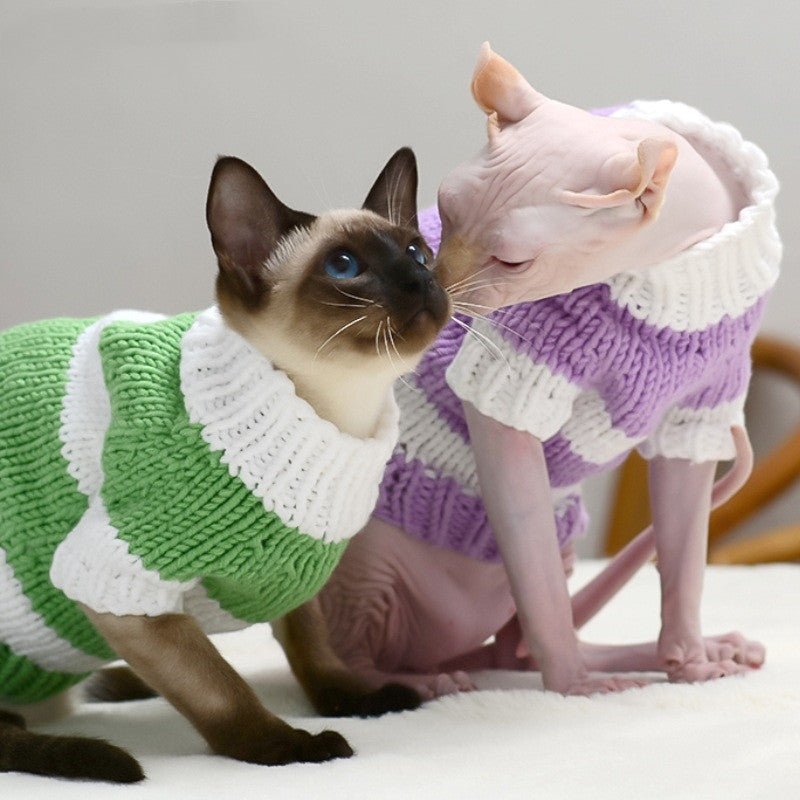 Cozy Warm Sweater for Cats – Perfect Fit Pet Apparel