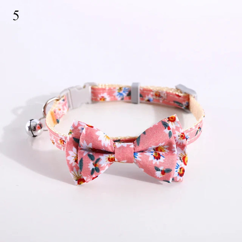 Plaid Print Bow Tie Collar: Style Meets Sophistication for Your Pet