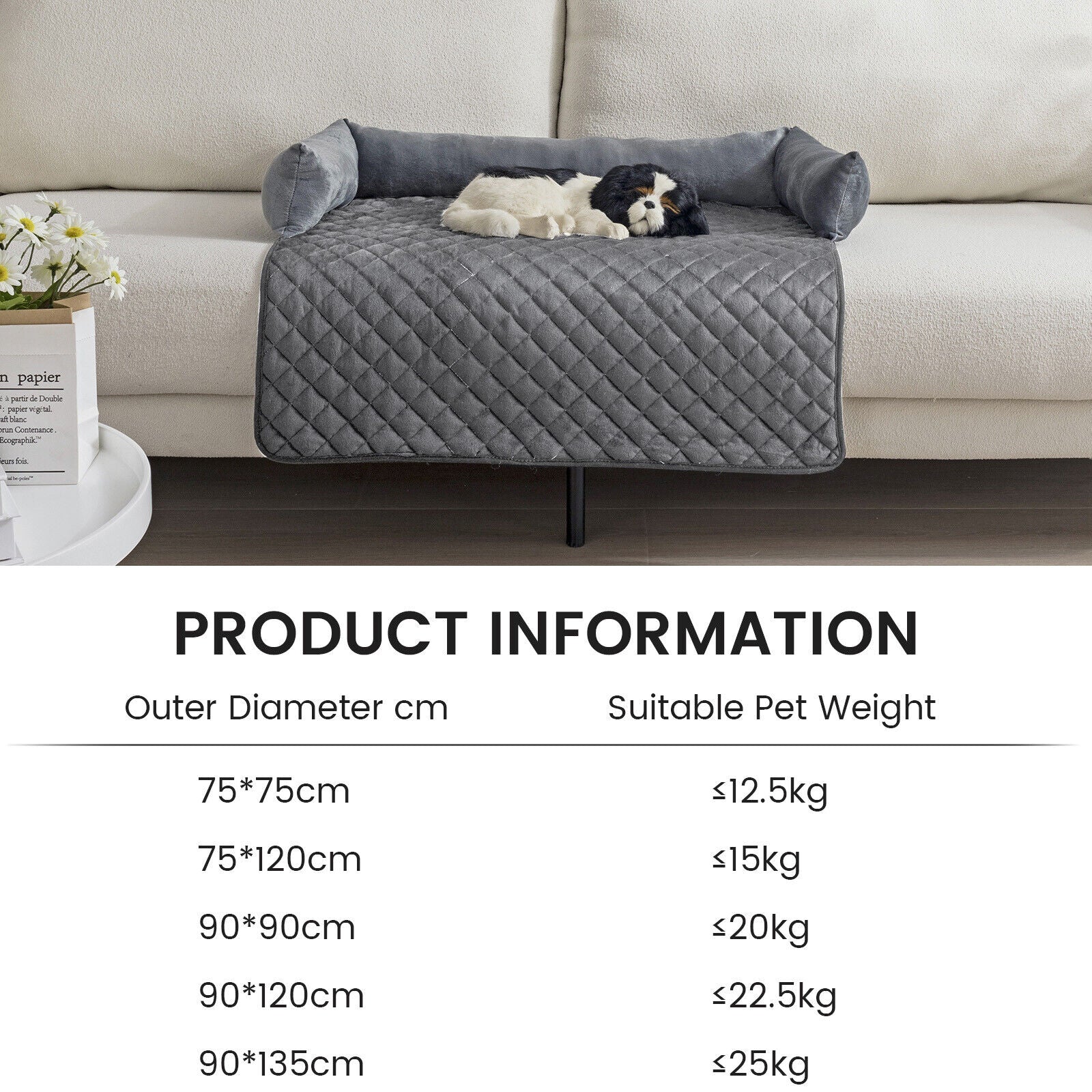 Cozy Plush Pillow Pet Bed – Soft Sofa Cushion for Cats & Dogs, Perfect for Ultimate Comfort