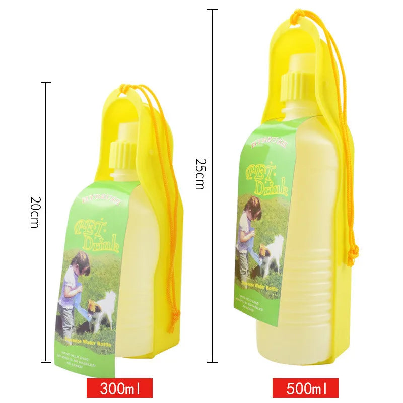  Trendy Water Bottle with Bowl for Pets: Hydration on the Go!