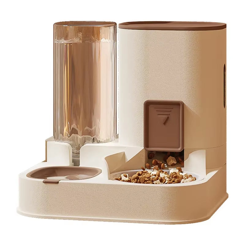 Automatic All-in-One Pet Feeder and Water Dispenser – Large-Capacity Food and Water Feeding Machine"