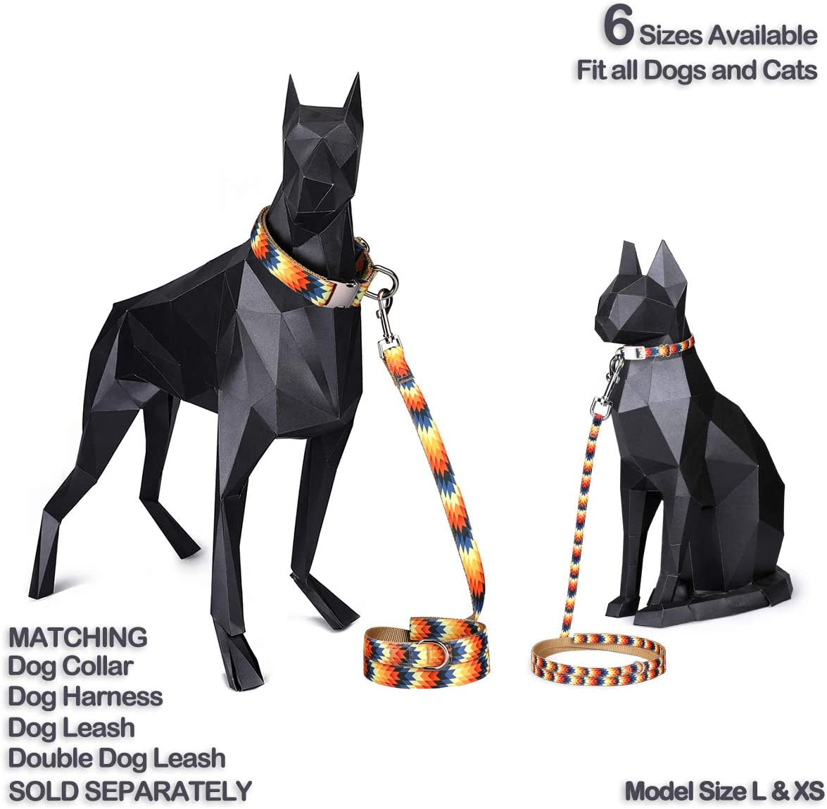 Aztec Tribal Cat Collar | Stylish and Durable Collars for Fashion-Forward Felines