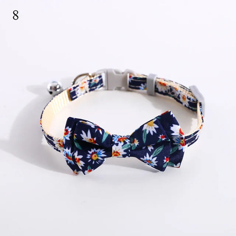 Plaid Print Bow Tie Collar: Style Meets Sophistication for Your Pet