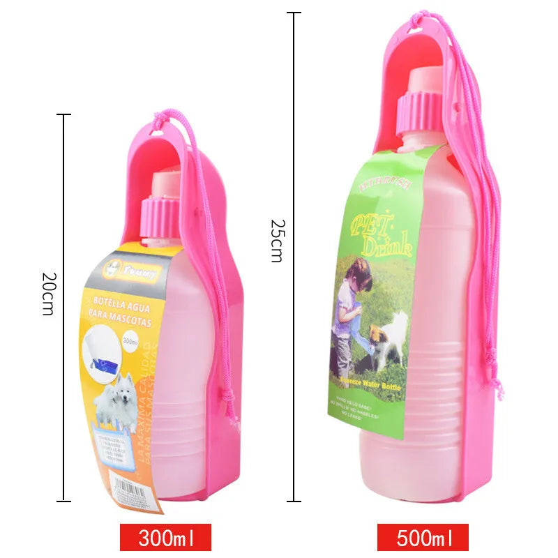  Trendy Water Bottle with Bowl for Pets: Hydration on the Go!