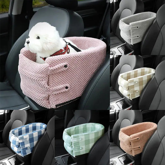 Pet Safety Seat for Small Dogs & Cats – Travel Safe and Snug!