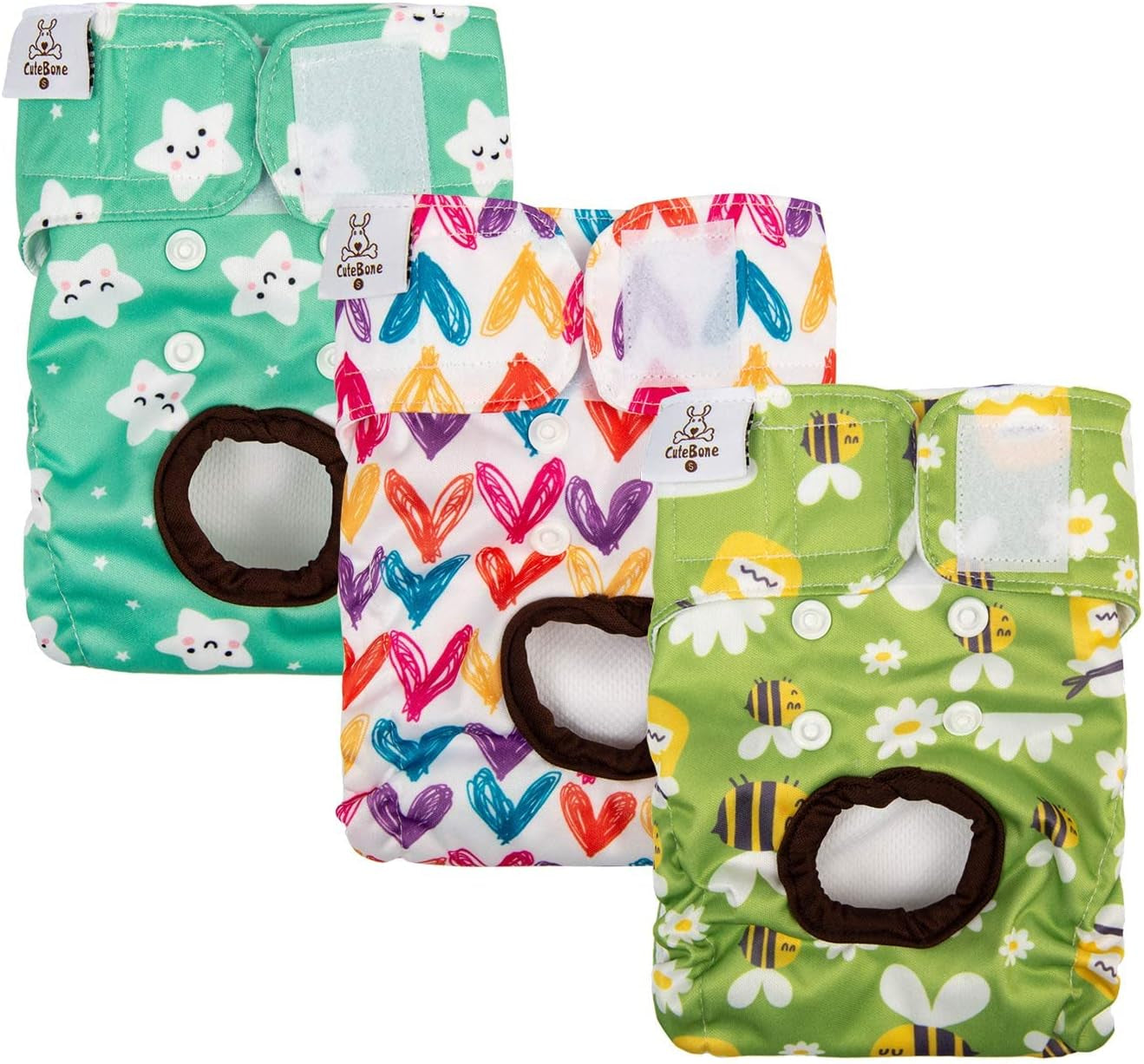 Stay Clean & Comfy: Washable Reusable Dog Diapers Xs