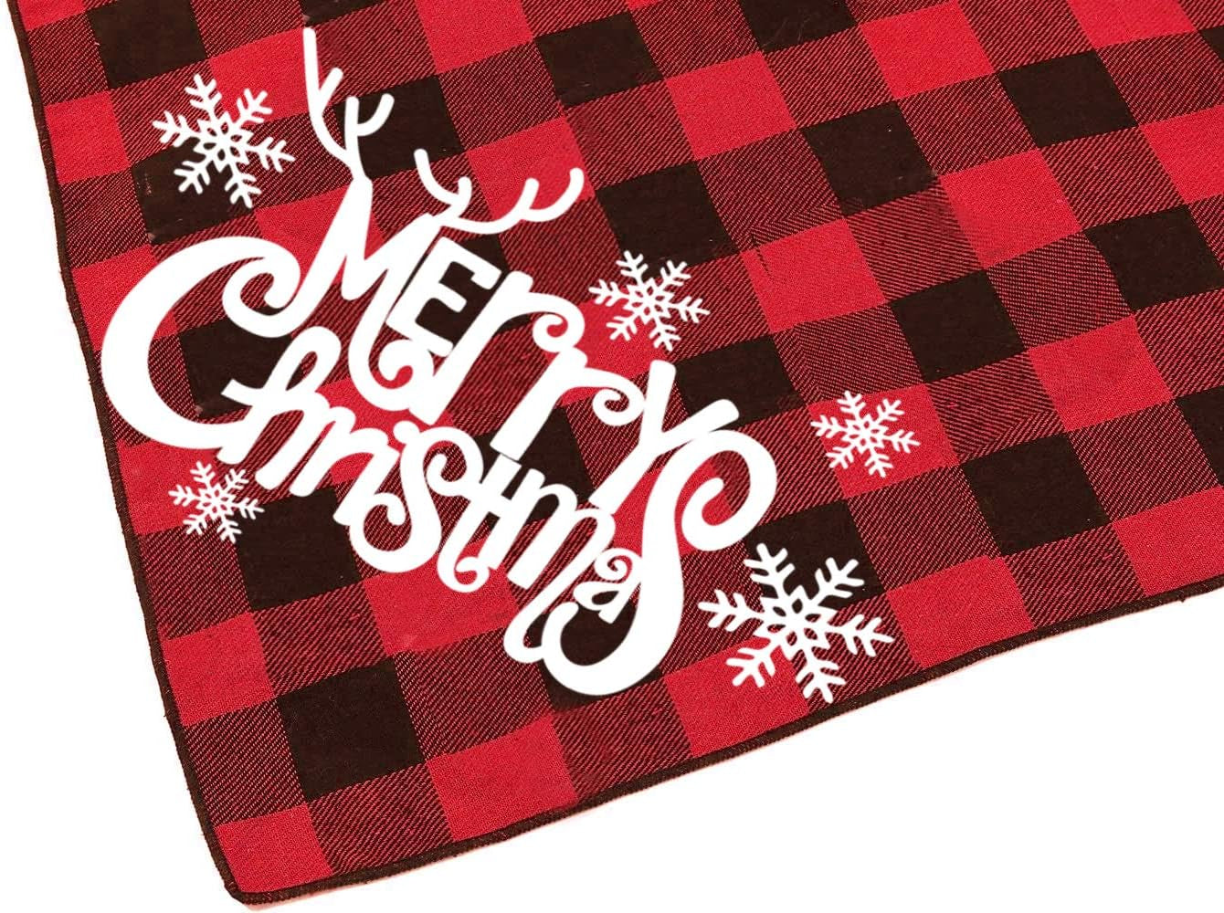 Dog Christmas Bandana: Classic Buffalo Plaid for Festive Furry Friends!