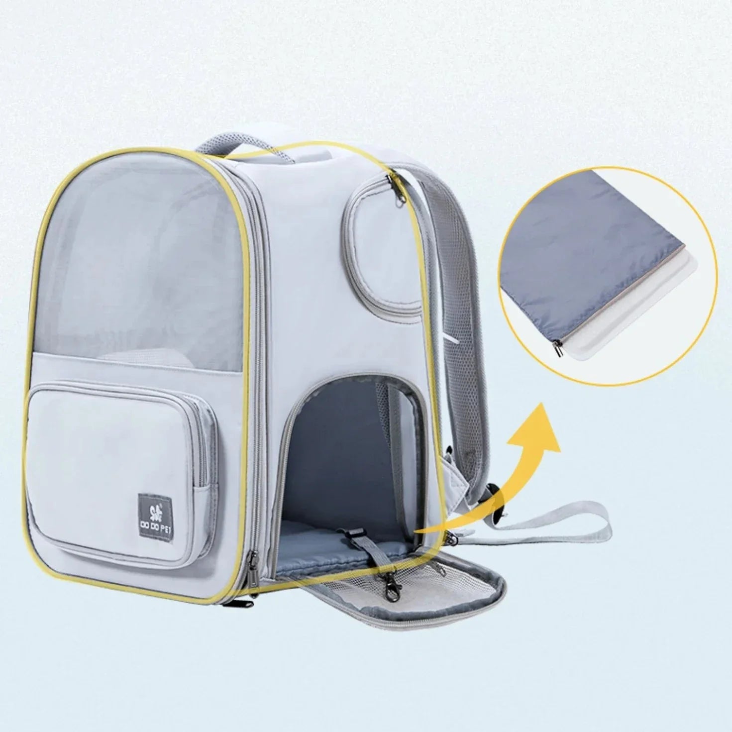 Ultimate Cat Adventure: Expandable Tent Backpack for On-the-Go Comfort!