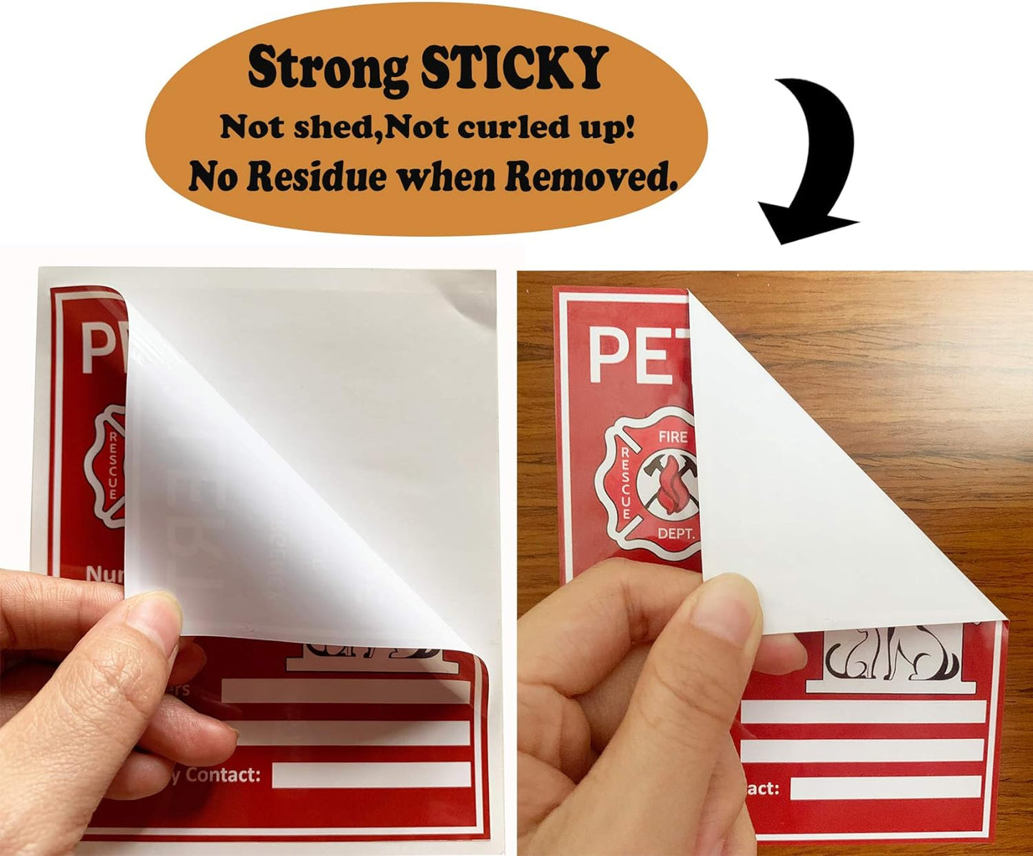 FLO PET Pets Alert Sticker: Ensure Your Pets' Safety!