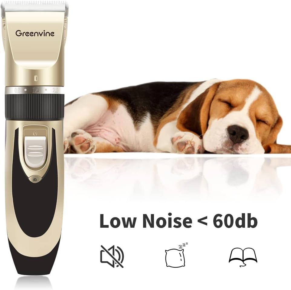  Dog Clippers: USB Rechargeable Grooming Kit for Pets!