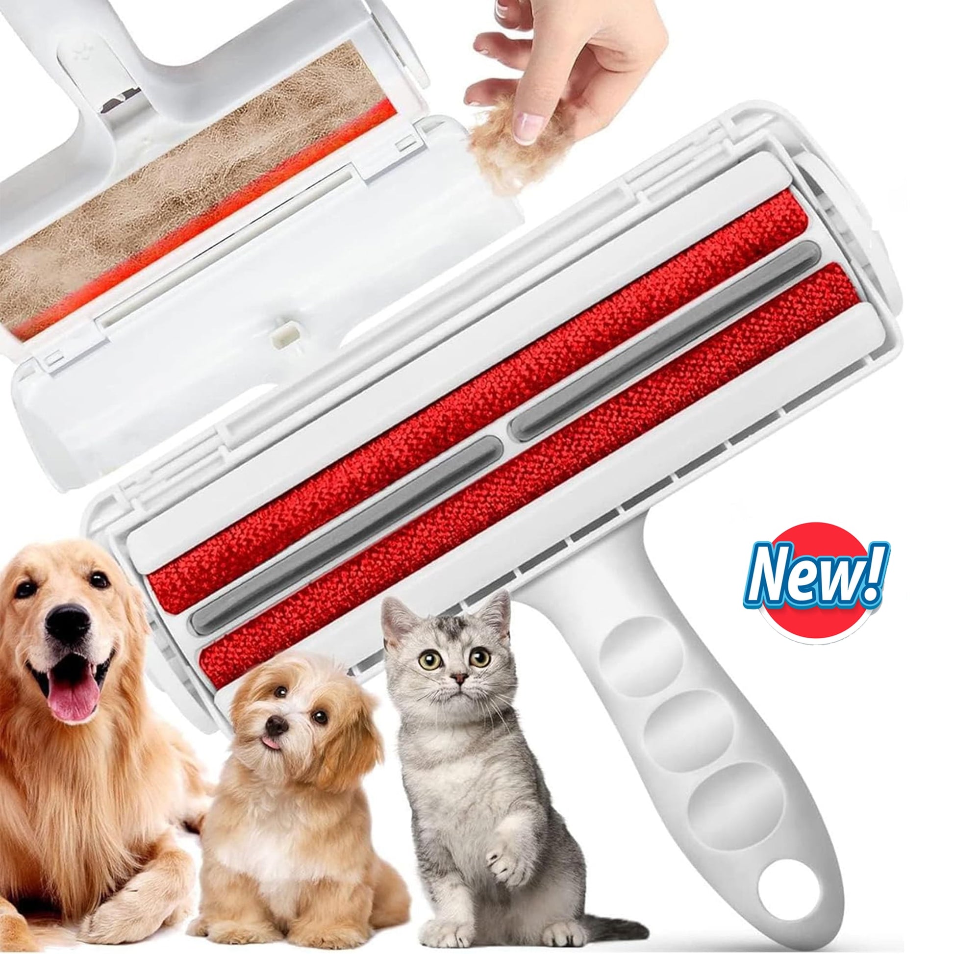 Effortless Clean: Reusable Lint Brush Roller for Pet Hair