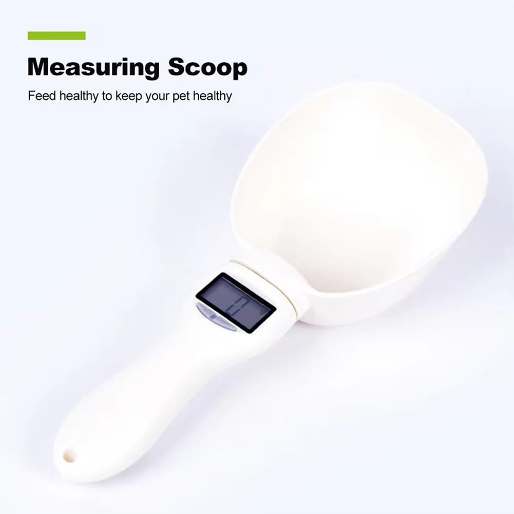 Digital Pet Food Scale & Measuring Spoon – Electronic Measuring Tool for Accurate Dog and Cat Feeding