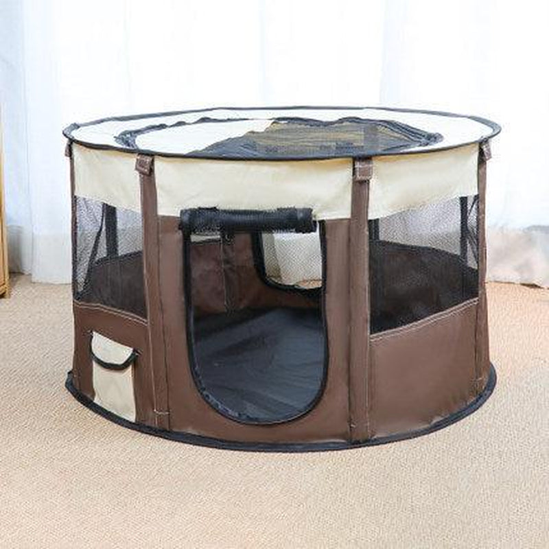 Portable Pet Haven: Versatile Oxford Cloth Crate for Pets